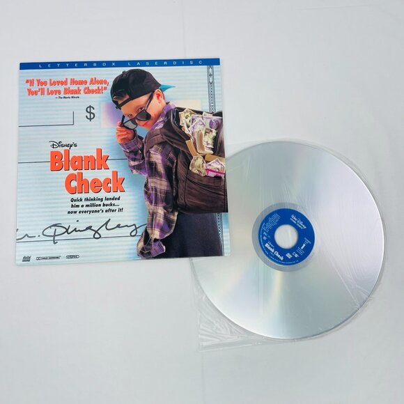 Walt Disney Home Video Movie Blank Check Letterbox Laserdisc LD NTSC - Picture 7 of 7